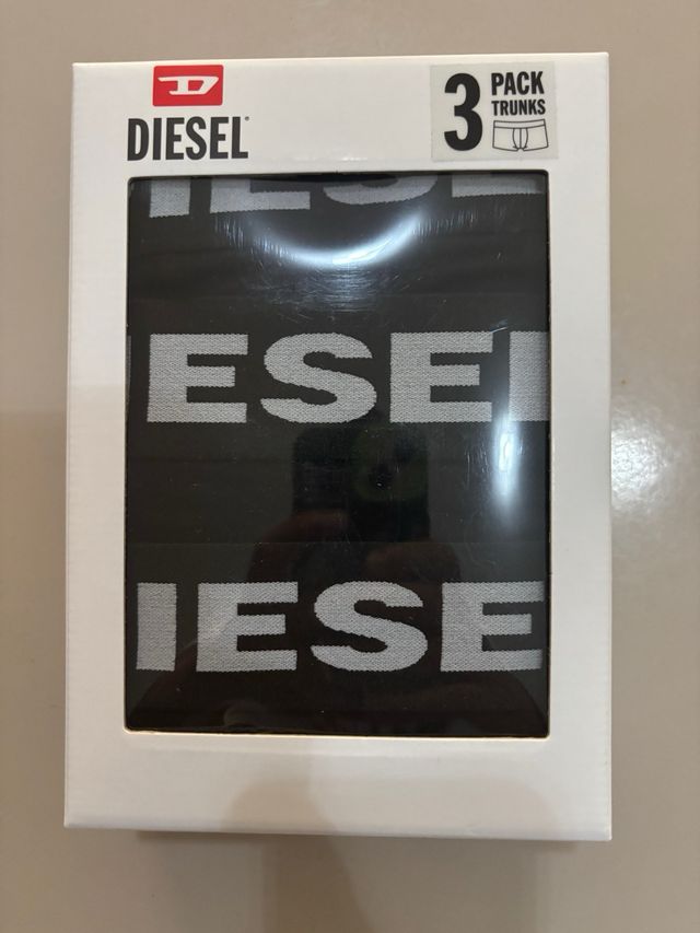 Diésel Pack 3 Bóxers Negros Talla M