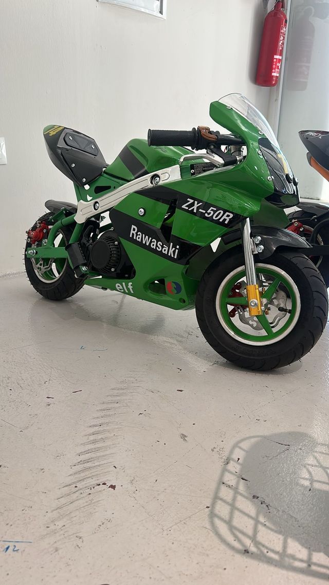 Mini moto gasolina Kawasaki ZX-50R