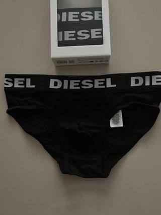 Diésel Pack 3 slips negros talla M