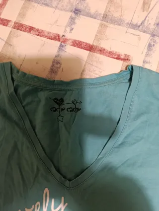 Camiseta Cache Cache Lovely Flag Corazones