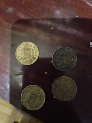 4 Monedas 1 Peseta 1953