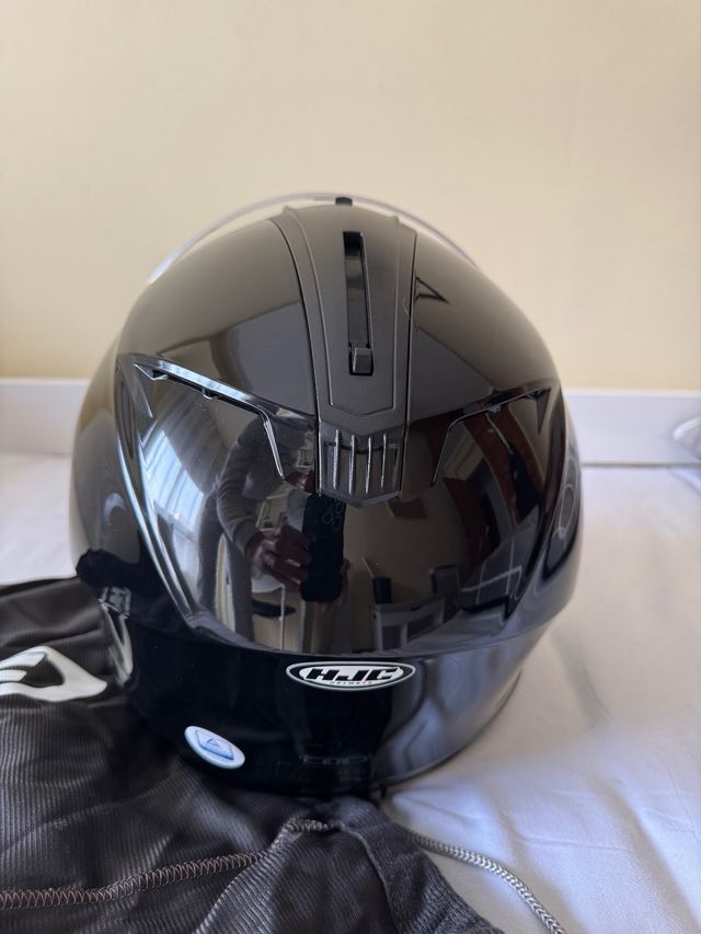 Casco HJC Integral Negro + Bolsa talla XS
