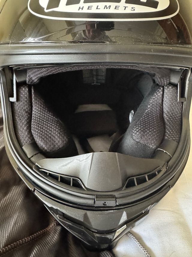 Casco HJC Integral Negro + Bolsa talla XS