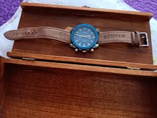 Orologio BENYAR Uomo Blu e Marrone