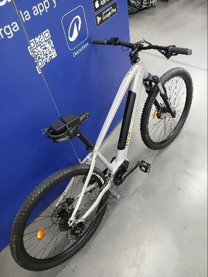 Bici MTB Stilus Off Road Gris Claro Eléctrica Semirrígida