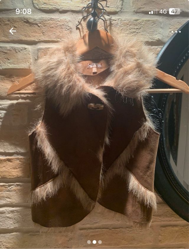 Chaleco niña pelo 5 años