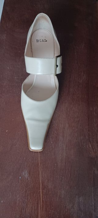 Scarpe Dial beige n.39.5 in pelle