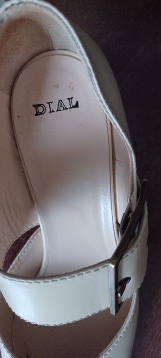 Scarpe Dial beige n.39.5 in pelle
