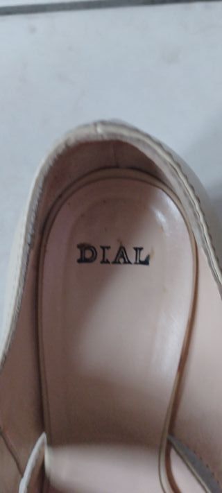 Scarpe Dial beige n.39.5 in pelle