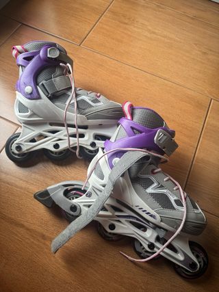 Patines en línea niña Oxelo morados