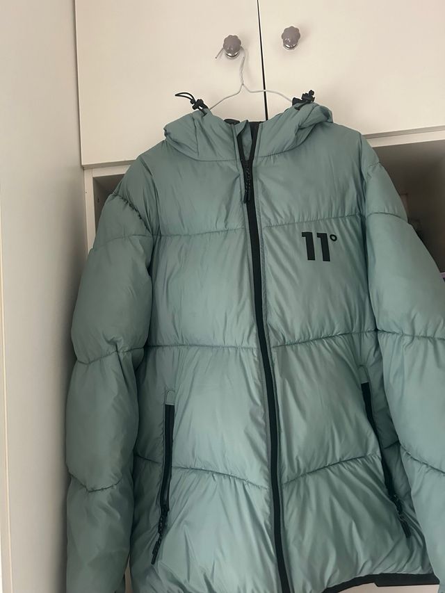 Cazadora plumífero 11 Degrees verde azulado