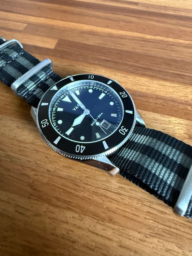 Reloj Vaer DS2 Ocean-Ready Negro Cuarzo