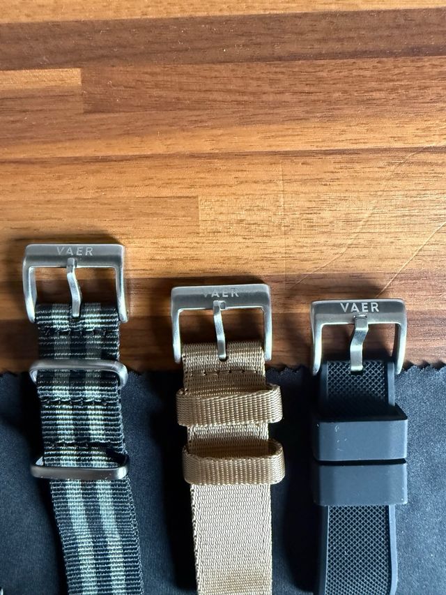 Reloj Vaer DS2 Ocean-Ready Negro Cuarzo