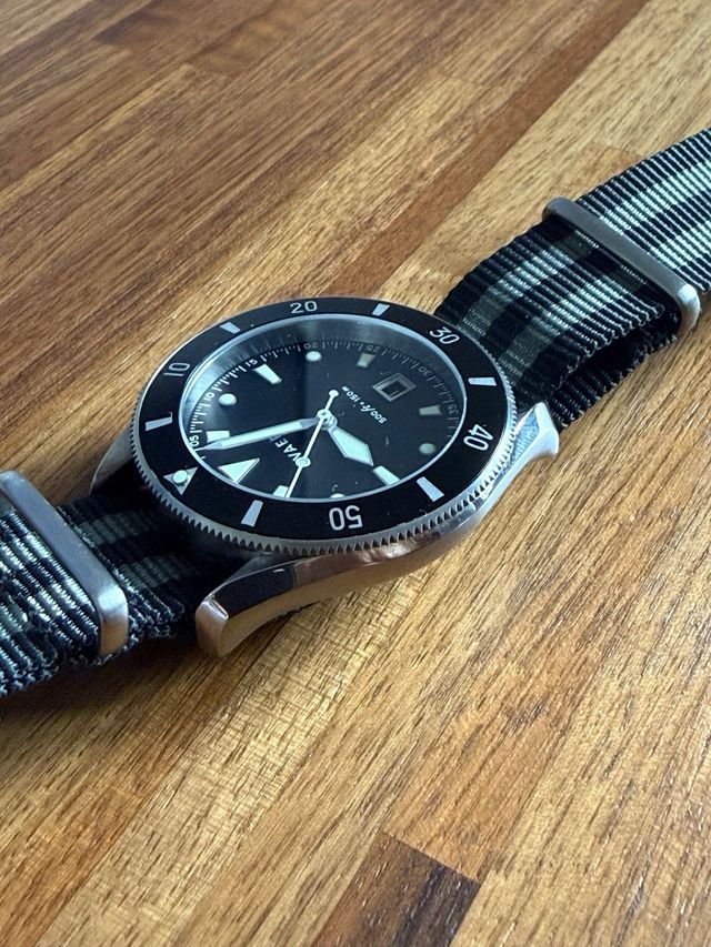 Reloj Vaer DS2 Ocean-Ready Negro Cuarzo