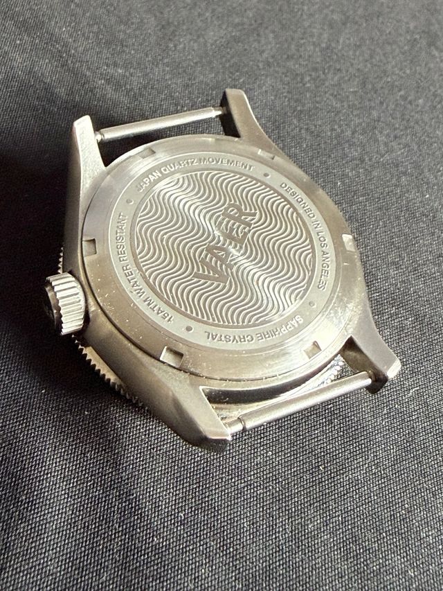 Reloj Vaer DS2 Ocean-Ready Negro Cuarzo