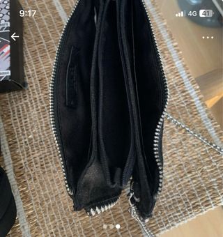 Bolso Zara negro tachuelas