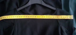 Camiseta Zara manga abullonada negra Talla XS