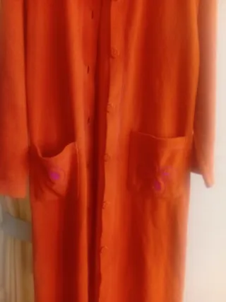 /Bata SEÑORETTA larga Mujer Talla S Naranja