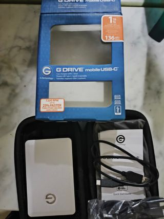 G-DRIVE Mobile USB-C 1TB 7200 RPM
