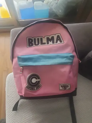 Mochila Rosa y Azul Capsule Corp