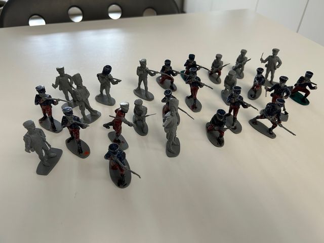 Lotto soldatini napoleonici scala 1:32 anni '70