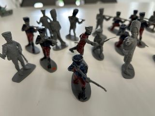 Lotto soldatini napoleonici scala 1:32 anni '70