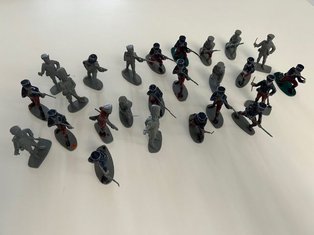 Lotto soldatini napoleonici scala 1:32 anni '70