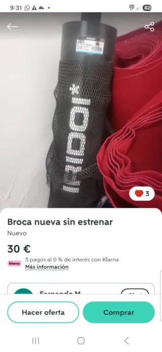 Broca de diamante nueva