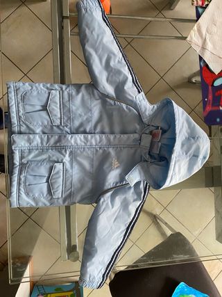 Giubbotto bimbo Adidas azzurro