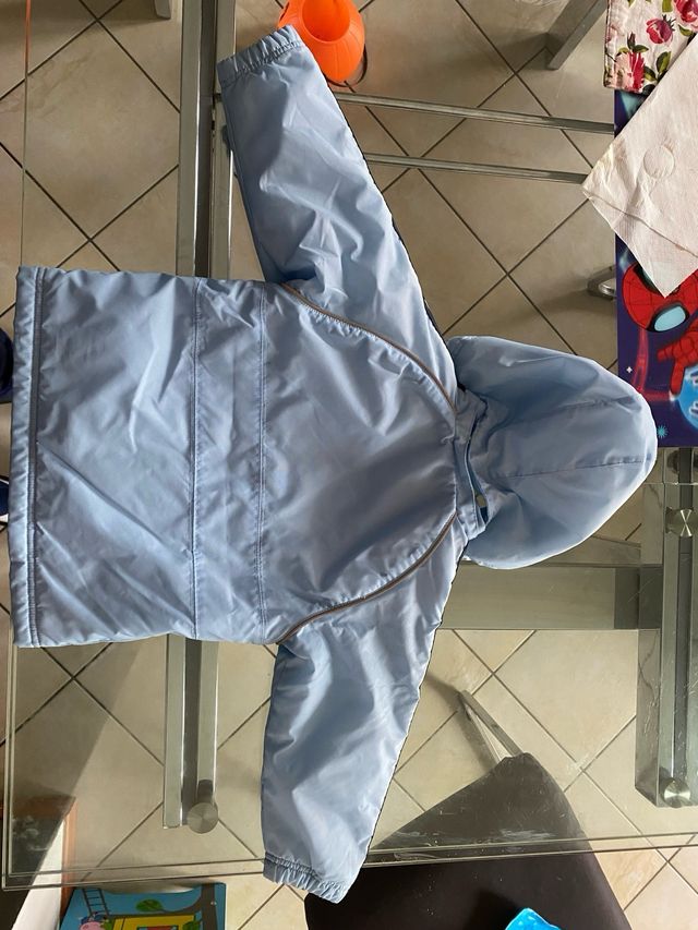 Giubbotto bimbo Adidas azzurro