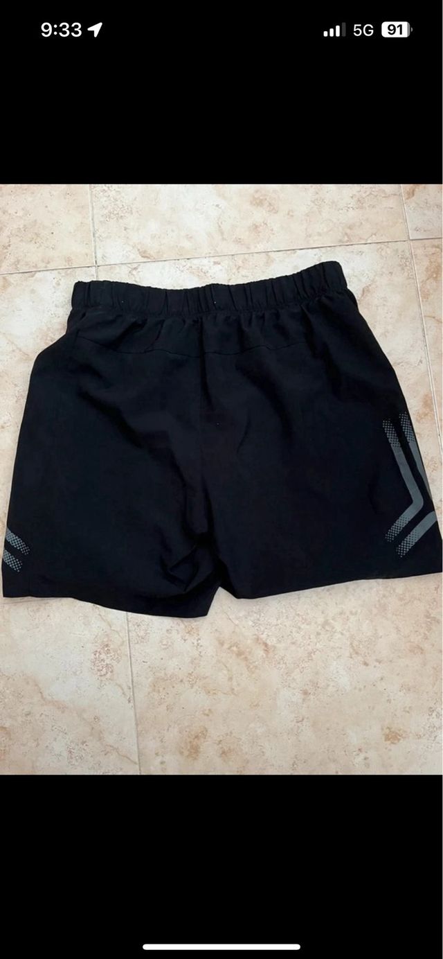 Pantalón corto deportivo Asics negro