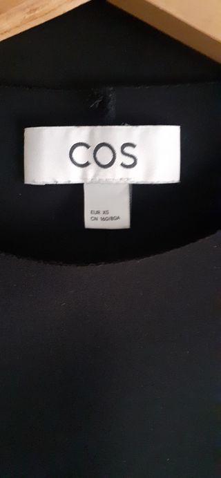Vestido COS Neopreno Negro Talla XS