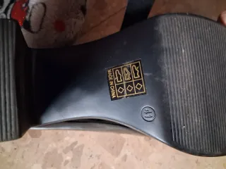 Zapatos charol negros tacón Mary Jane EU41