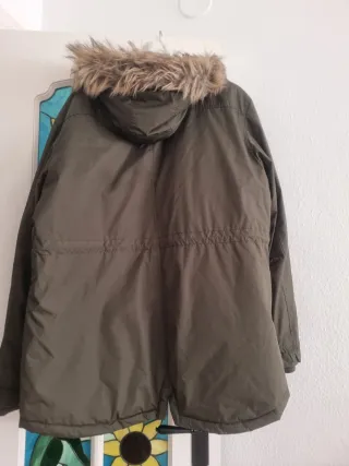 Abrigo Parka Hombre Verde Oliva