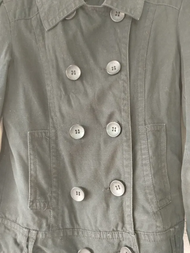 Chaqueta Stradivarius Negra Talla S