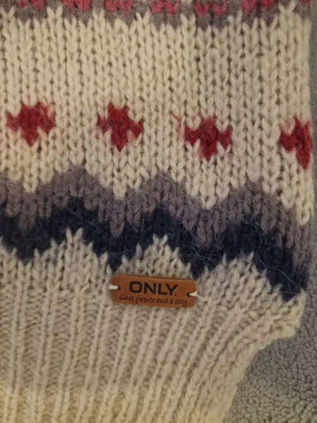 Jersey Only cuello alto estampado talla S-M