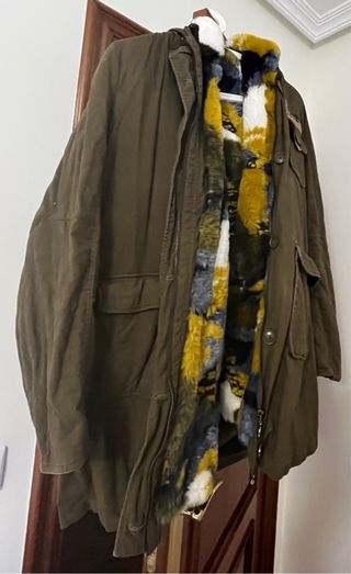 Chaqueta Desigual Mujer Verde Multicolor