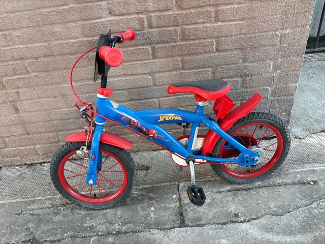 Bicicleta infantil Spiderman