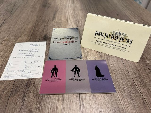 🇯🇵 Livro de Cartões de Personagens de Final Fantasy Tactics Vol. 2 🇯🇵