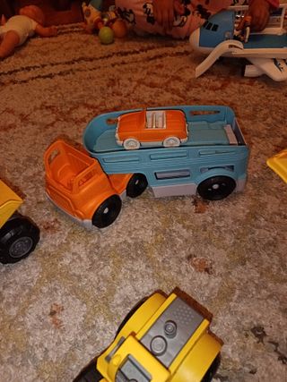 Lote de 4 camiones de construcción