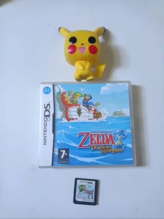 Zelda Phantom Hourglass caja y cartucho original 