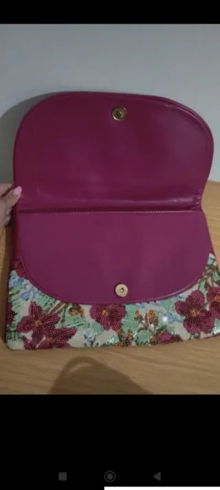 Bolso de fiesta floral