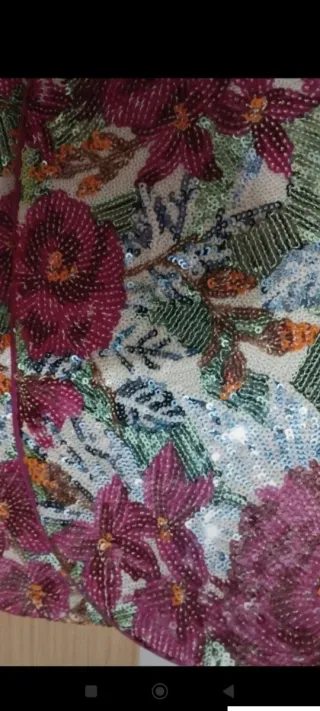 Bolso de fiesta floral