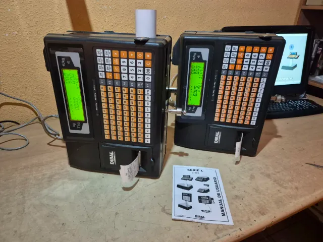 2 Básculas DIBAL Ticket Comunicadas.