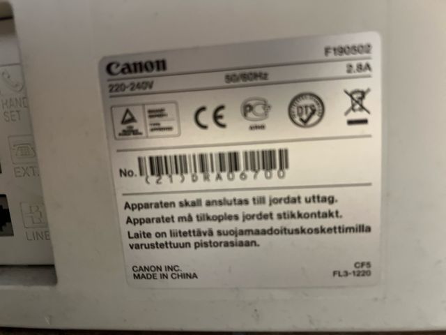 Impresora Canon iR1024F Multifunción
con 3 toner 