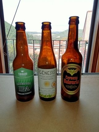 Lotto di 12 diverse bottiglie di birra