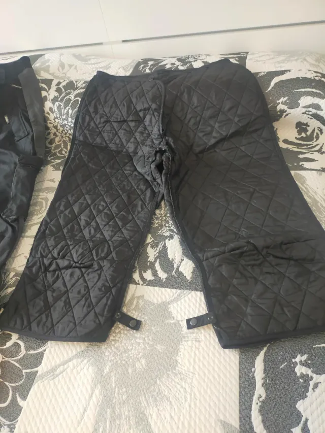 Pantalones Quad/Ski Impermeables Forro Negro