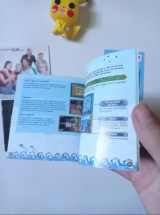 Zelda Phantom Manuales y tarjeta física originales