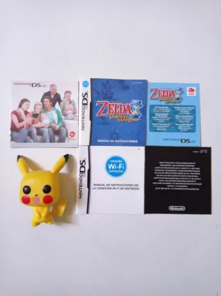 Zelda Phantom Manuales y tarjeta física originales