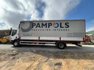 Caja de camión muy nueva,tableros de aluminio,semi